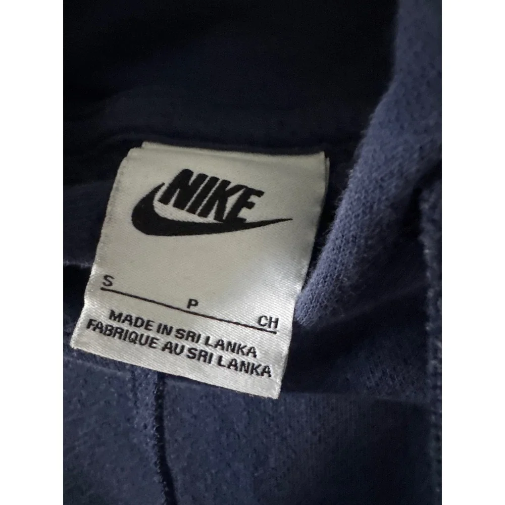 Nike Mens Sportswear Club Fleece Hoodie Navy Blue BV2654-410 Small